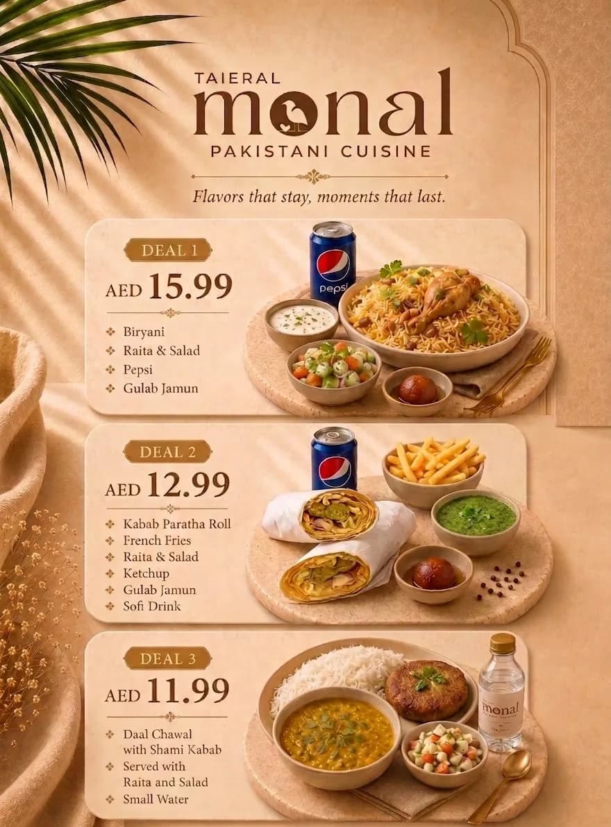 Lunch Deals in Sharjah Under AED 20: Three Combos, Every Price